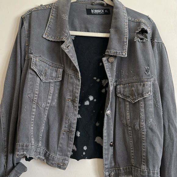 Custom made Rolling Stones Jean jacket - Picture 2 of 3